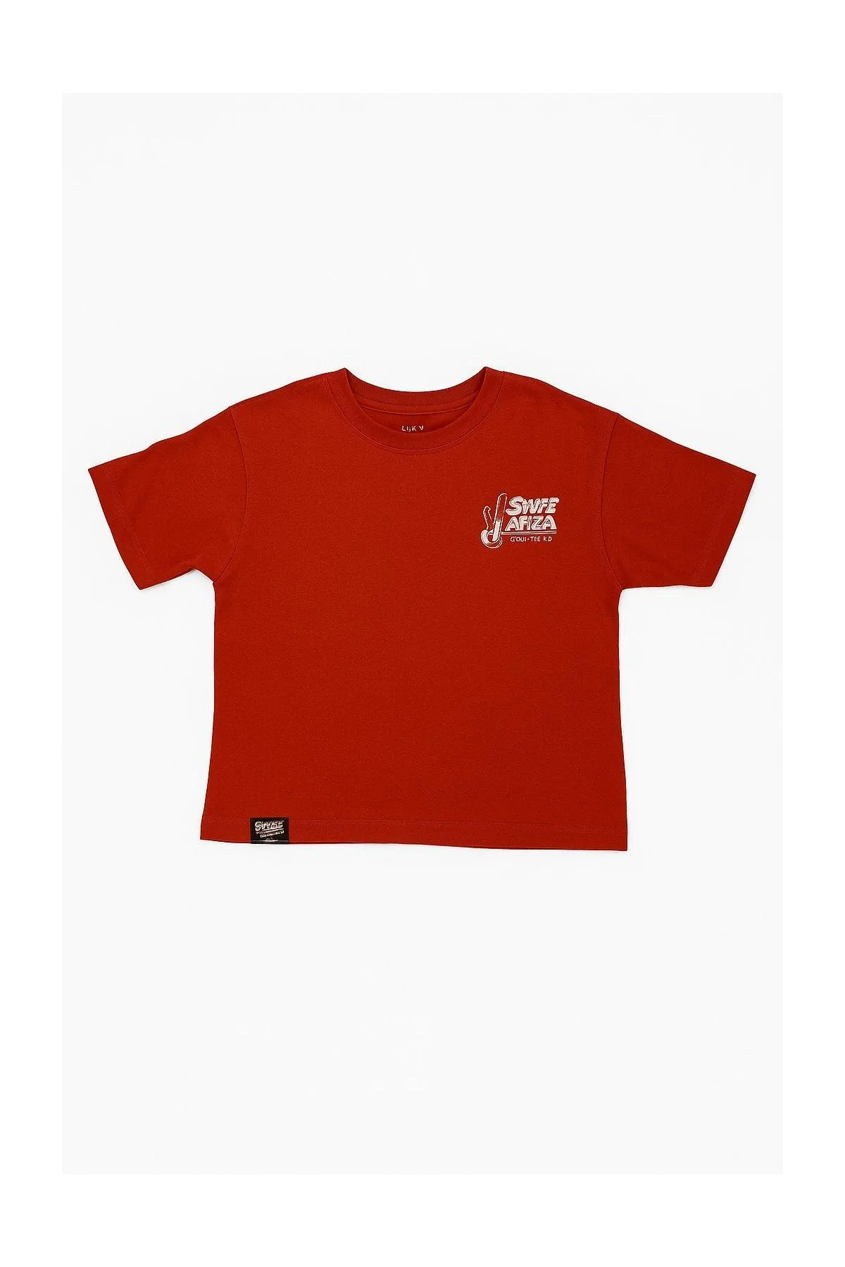 Polera Niño Print Rojo