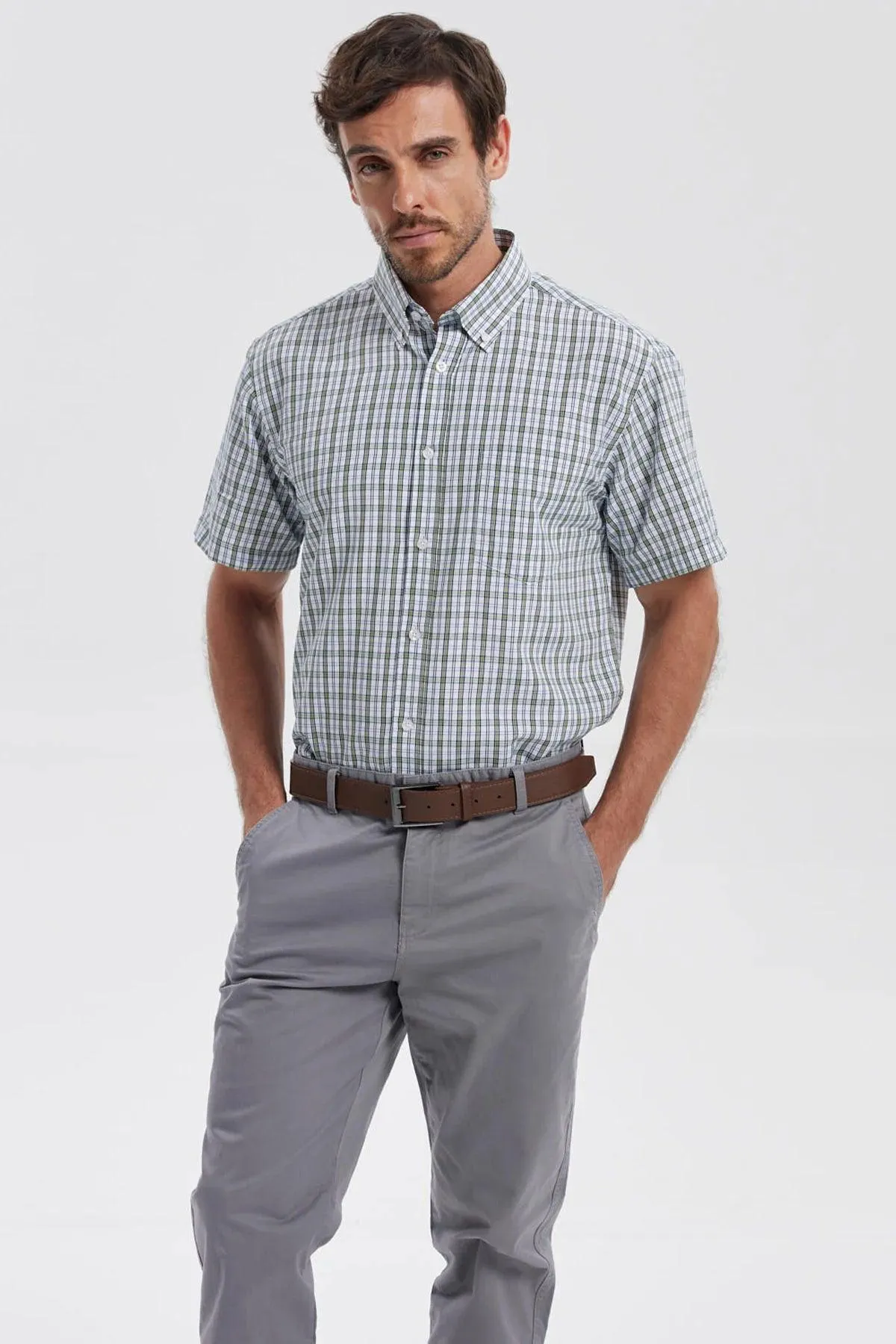 Camisa Hombre Rapport Regalo Verde Claro