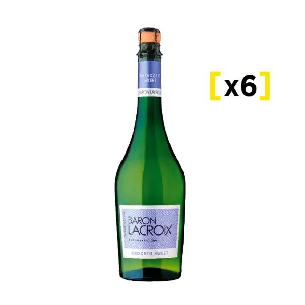 Espumante Baron Lacroix Moscato 750 CC x6 | Liquidos.cl