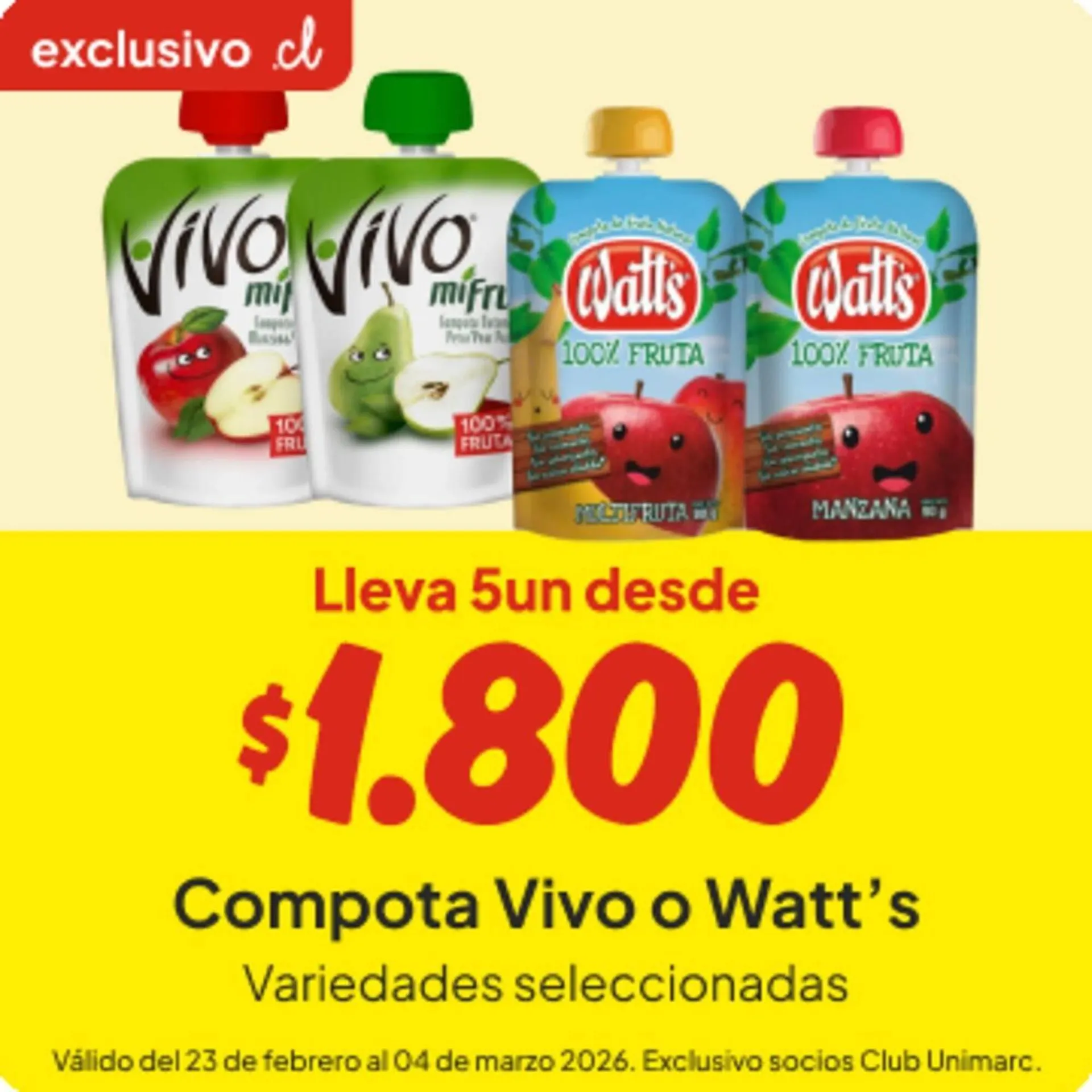 Catálogo de Catálogo Unimarc 23 de febrero al 1 de marzo 2026 - Página 6