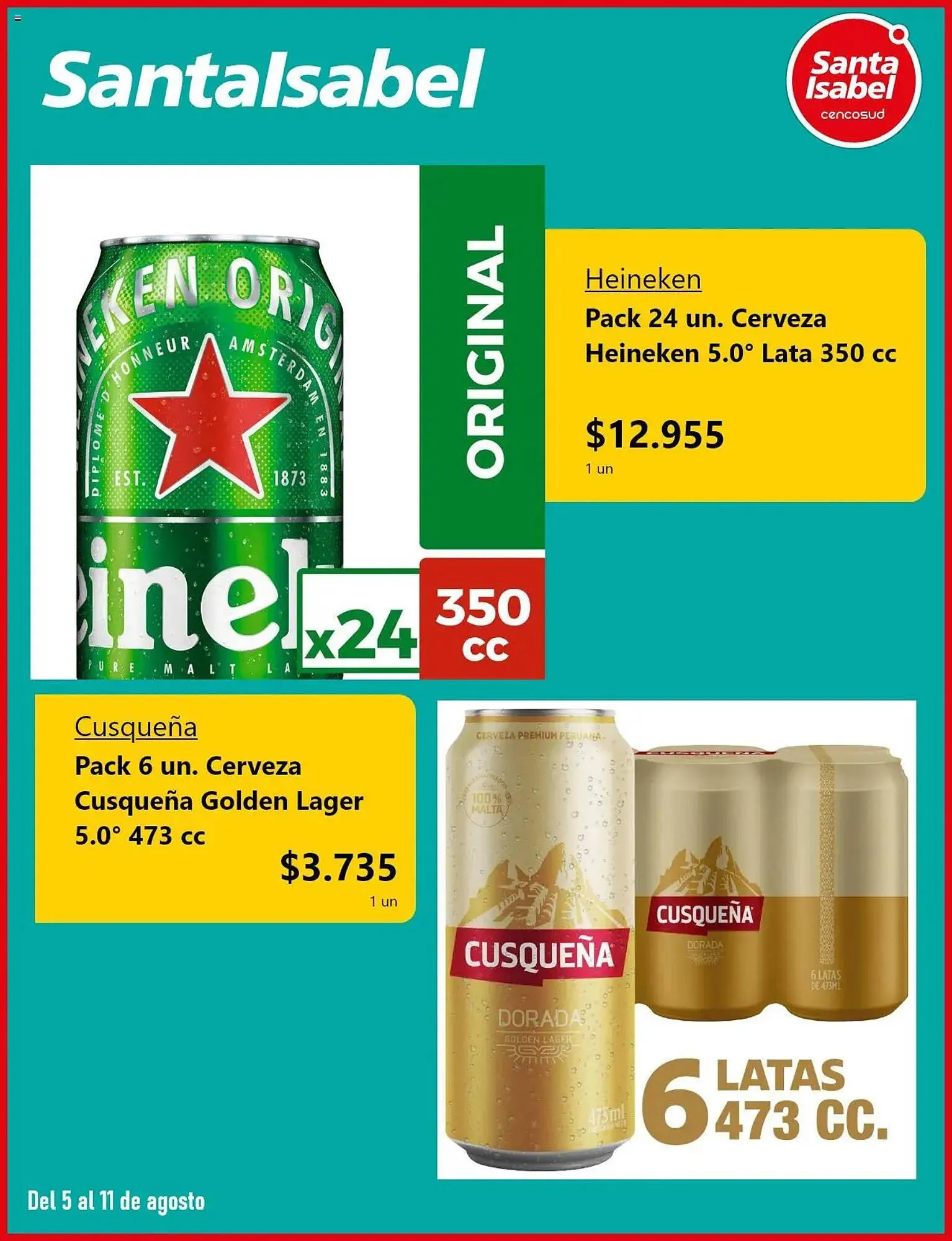 Catálogo de Catálogo Santa Isabel 5 de agosto al 12 de agosto 2025 - Página 3