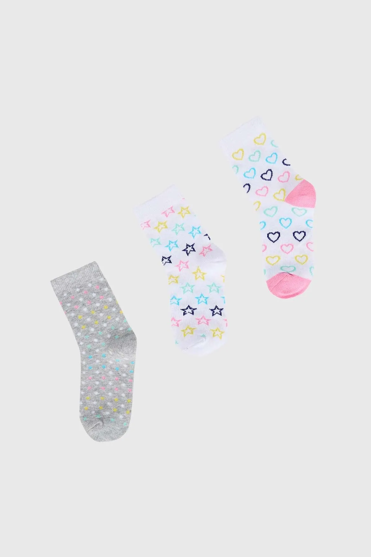 Calcetín De Vestir Niña Tripack Blanco I