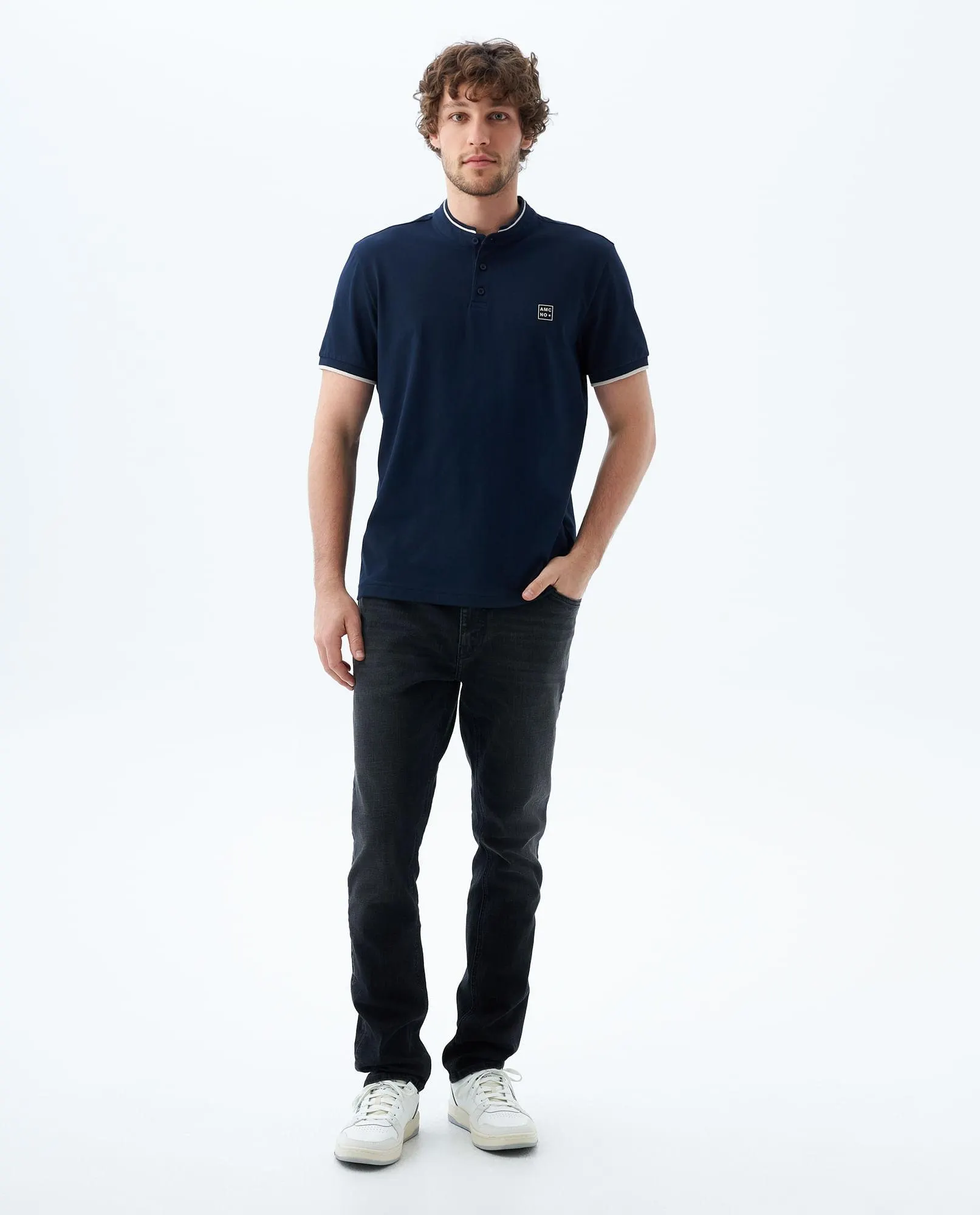 Polo Slim manga corta para hombre