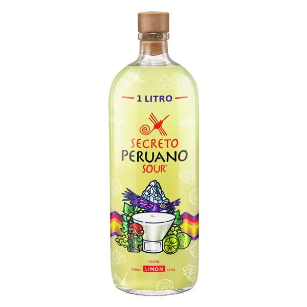 Pisco Sour Secreto Peruano 1 litro | Liquidos.cl