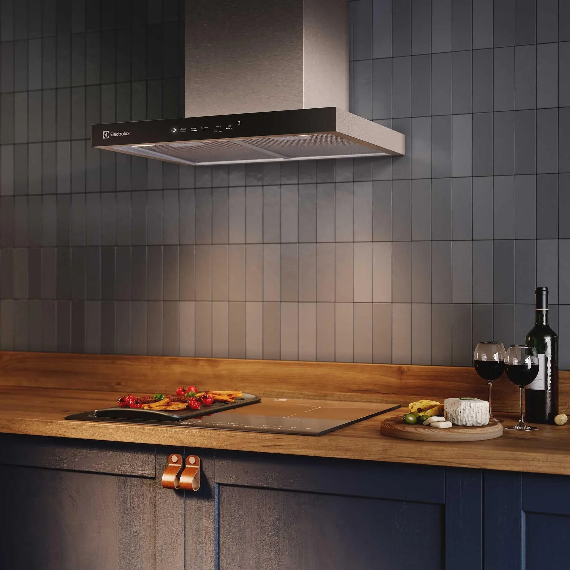 Campana de Pared 60 cm Timer y Panel Touch CE6TF Electrolux