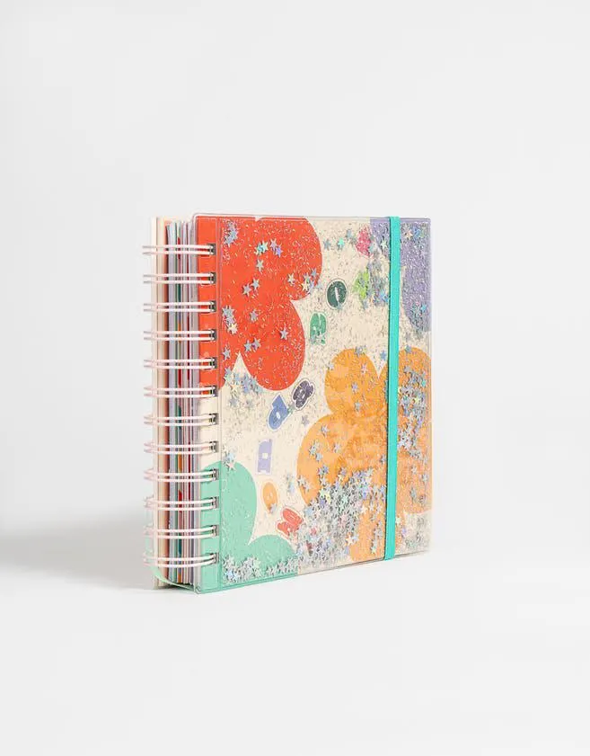 Agenda 2024 con glitter movible