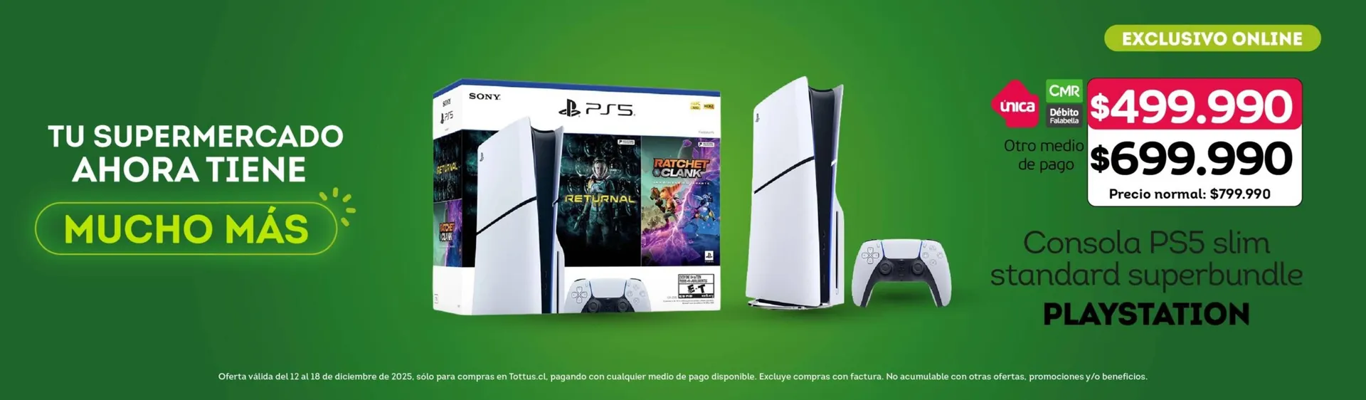 Catálogo de Catálogo Tottus 12 de diciembre al 18 de diciembre 2025 - Página 1