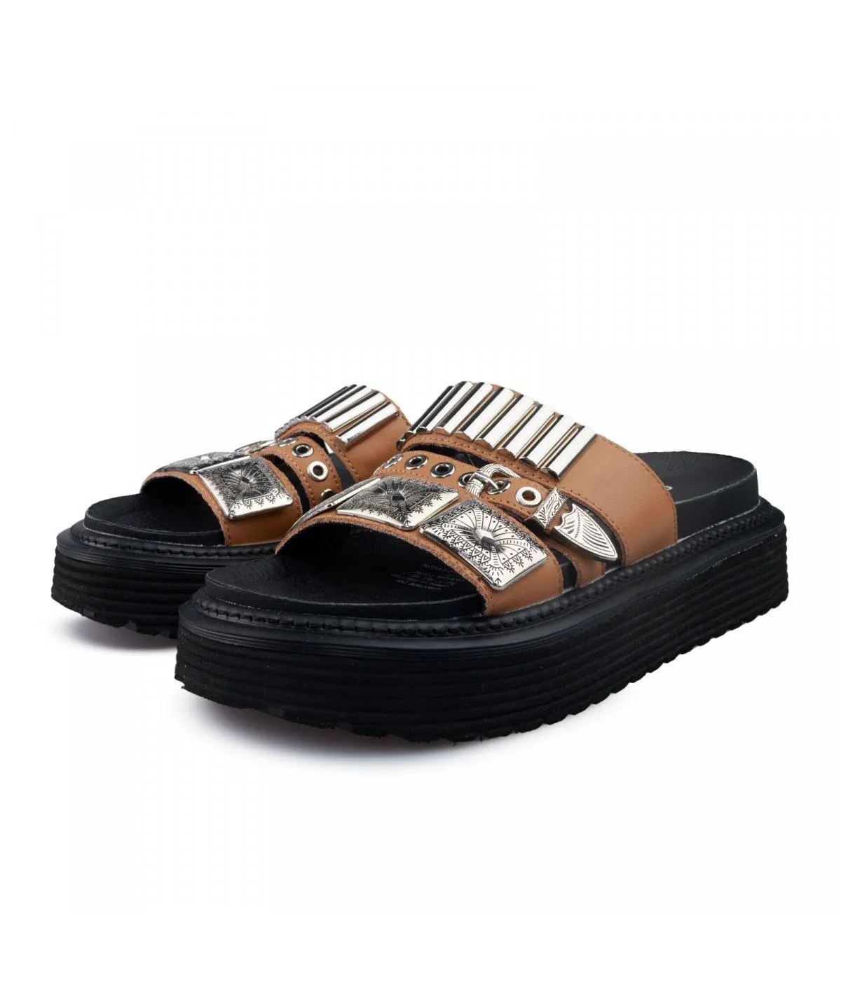 Sandalias Mujer 1443 Cuero