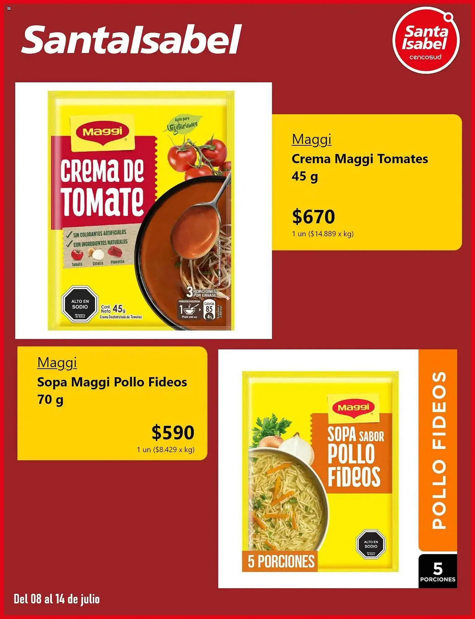 Catálogo de Catálogo Santa Isabel 8 de julio al 15 de julio 2025 - Página 3