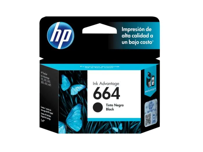 Cartucho de Tinta HP 664 Negra Original