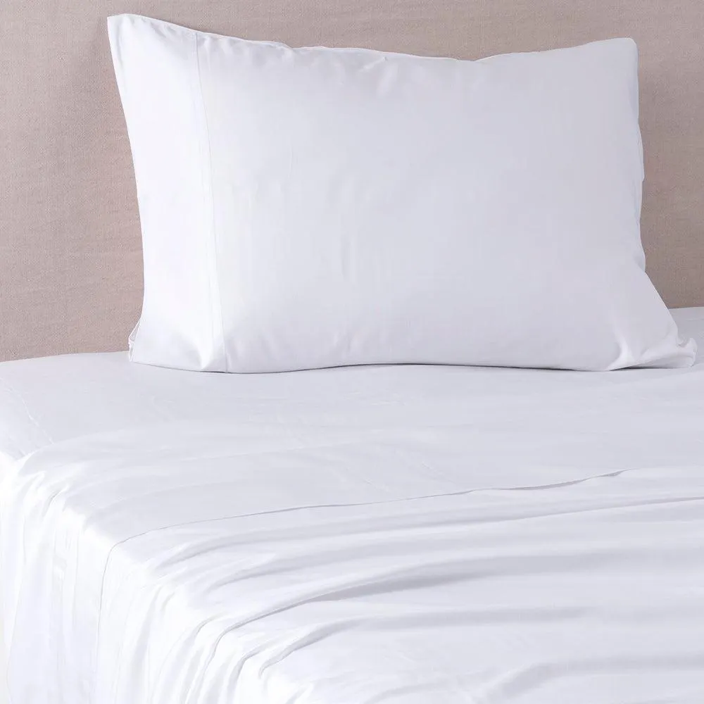 Sábana 300 Hilos Bambú 1.5 Plazas Blanco