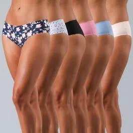 Pack 6X Pantaleta Bonded Microfibra 25567