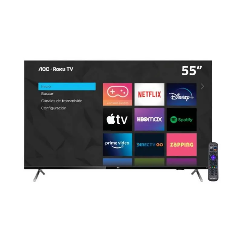 Smart TV 55 UHD 4K 55U6125 ROKU AOC