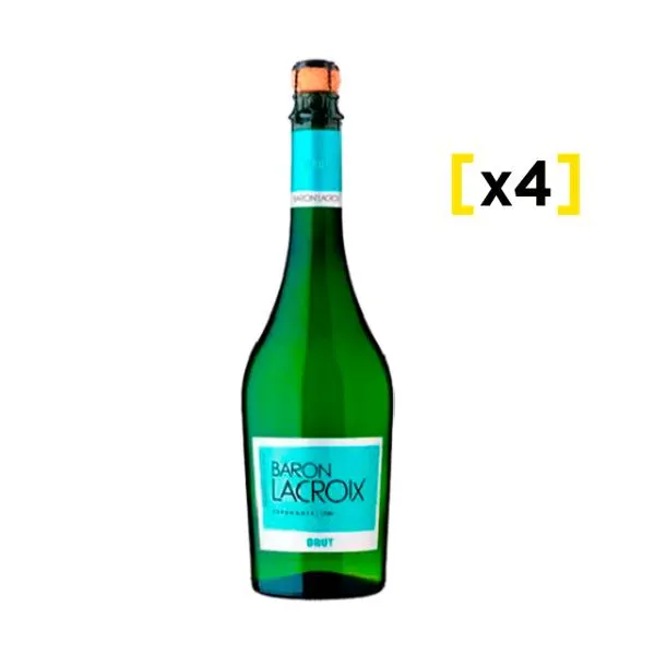 Espumante Baron Lacroix Brut 750 CC x4