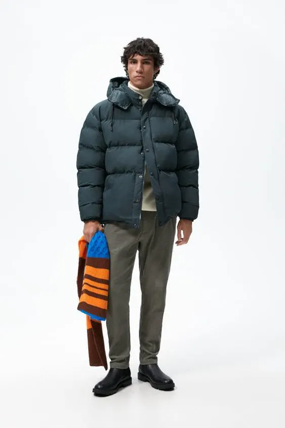 CAZADORA ACOLCHADA CAPUCHA