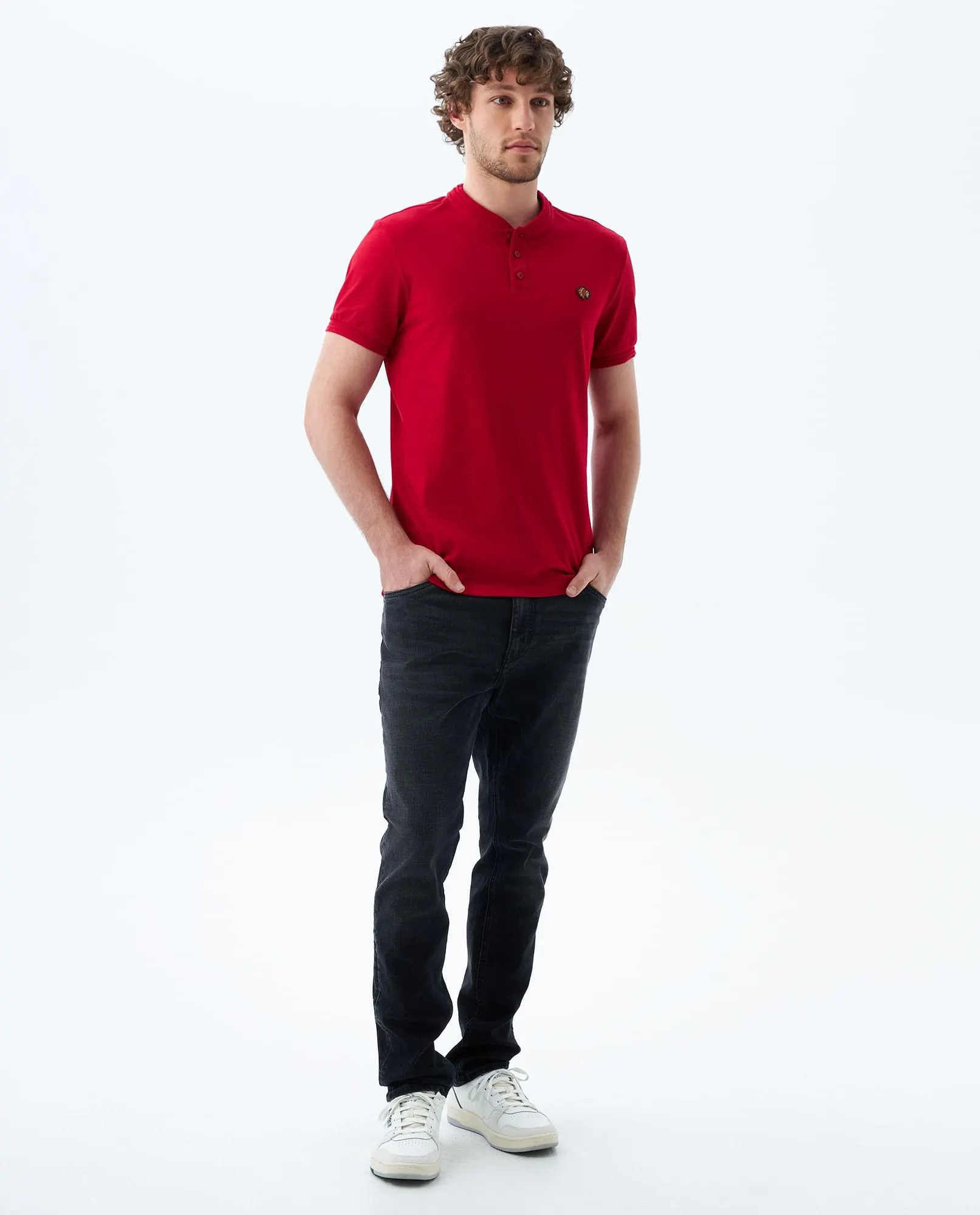 Polo Slim cuello neru para hombre