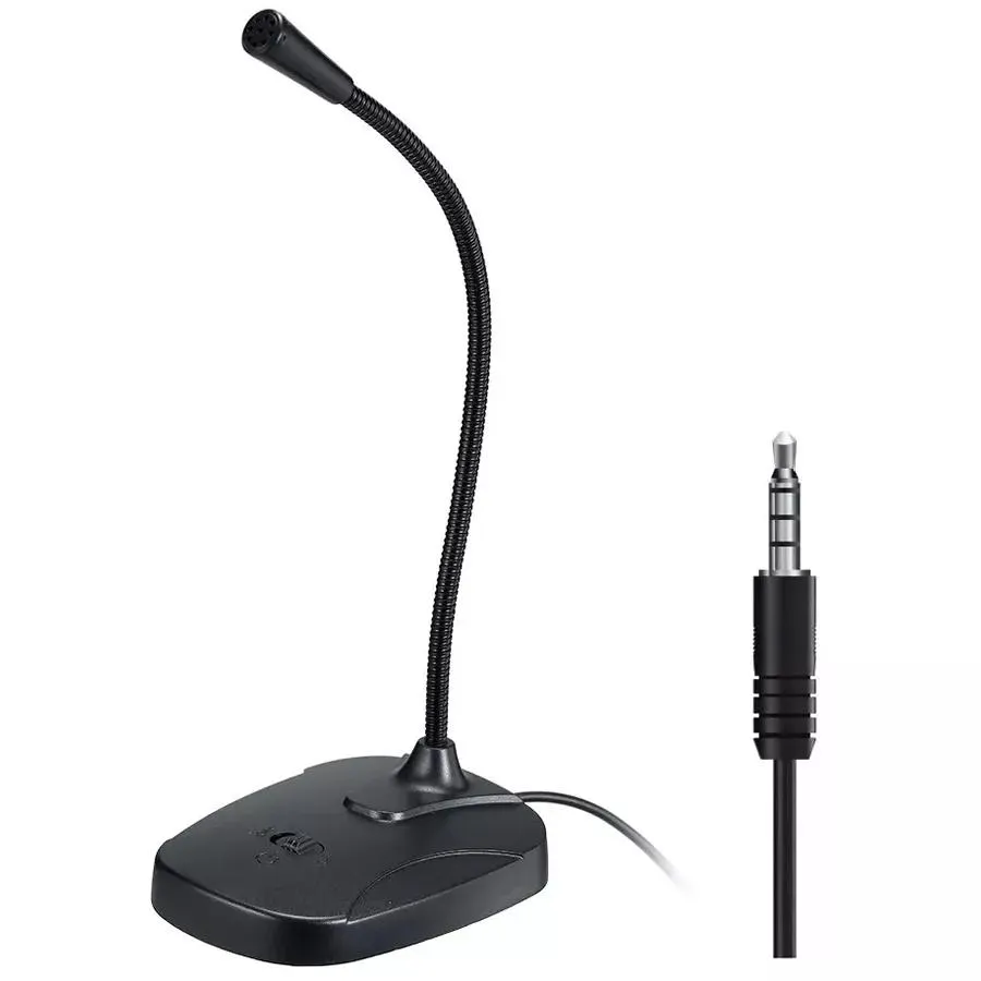 Micrófono de Sobre Mesa Jack 3.5mm - Cod. 602136