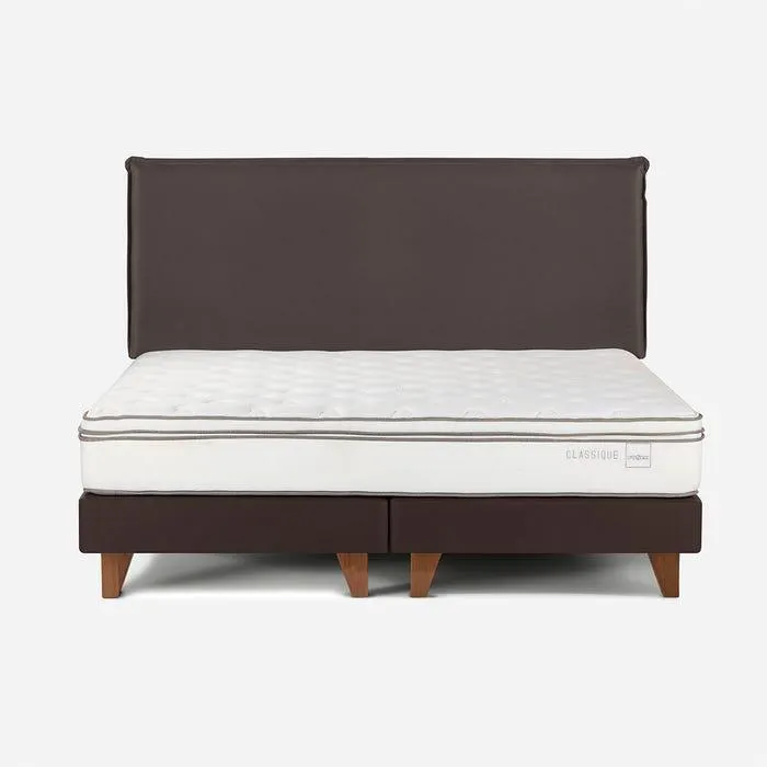 Cama Classique+ 2 Plazas + Respaldo Maurice