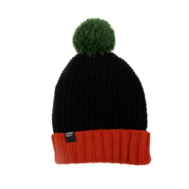 Gorro Bebe Niña Negro Pillin