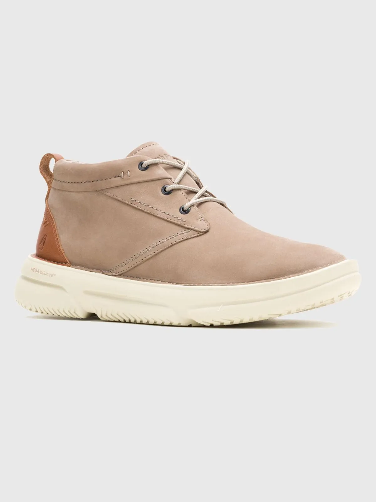 Botin Cuero Baylor Chukka Gris Hush Puppies