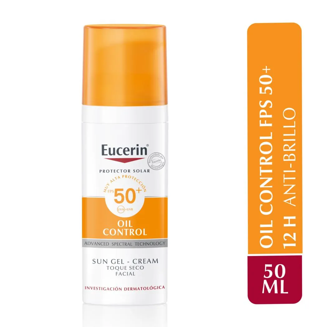 EUCERIN SUN Face Oil Control FPS 50 Gel Crema 50ml