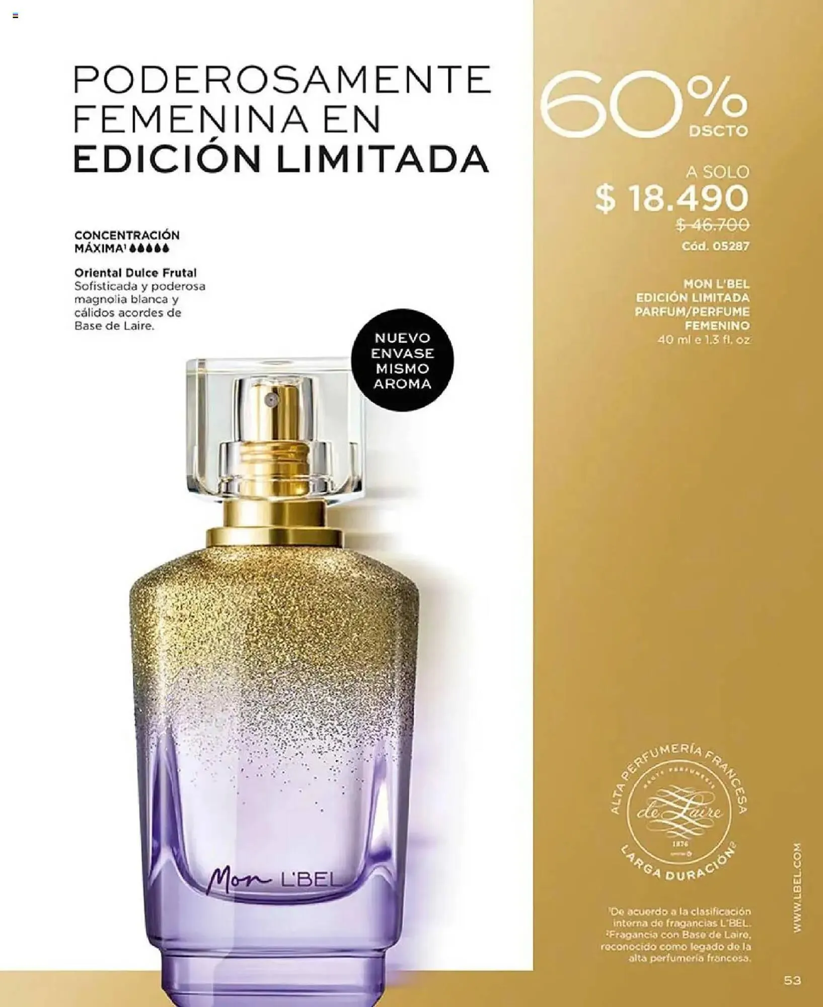 Catálogo de Catálogo L'Bel 14 de octubre al 1 de noviembre 2025 - Página 53