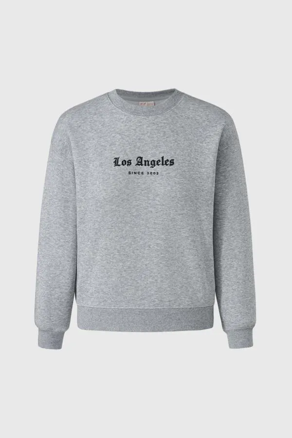 PolerÓn niÑa bÁsico gris melange