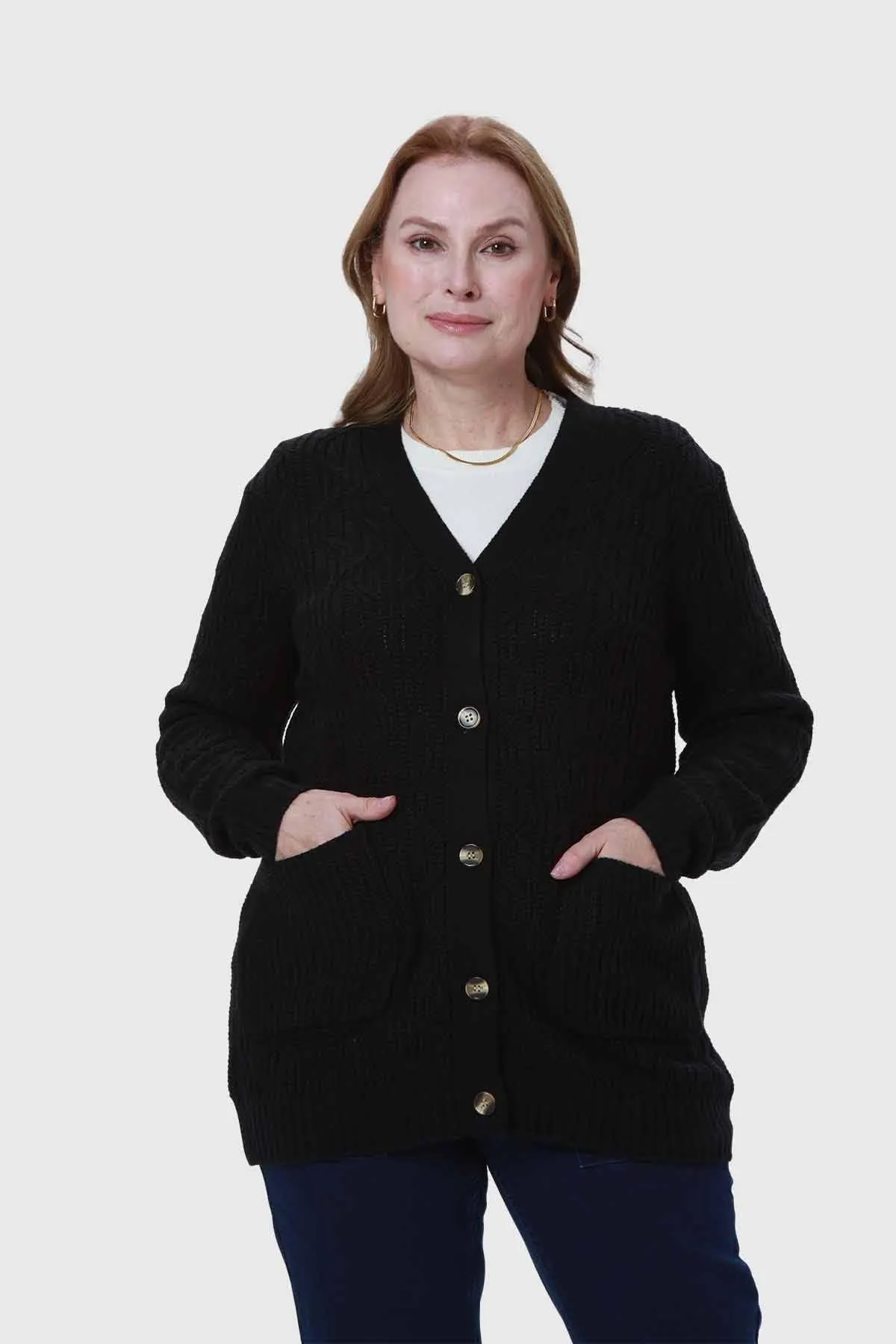 Sweater Mujer Tapado Negro