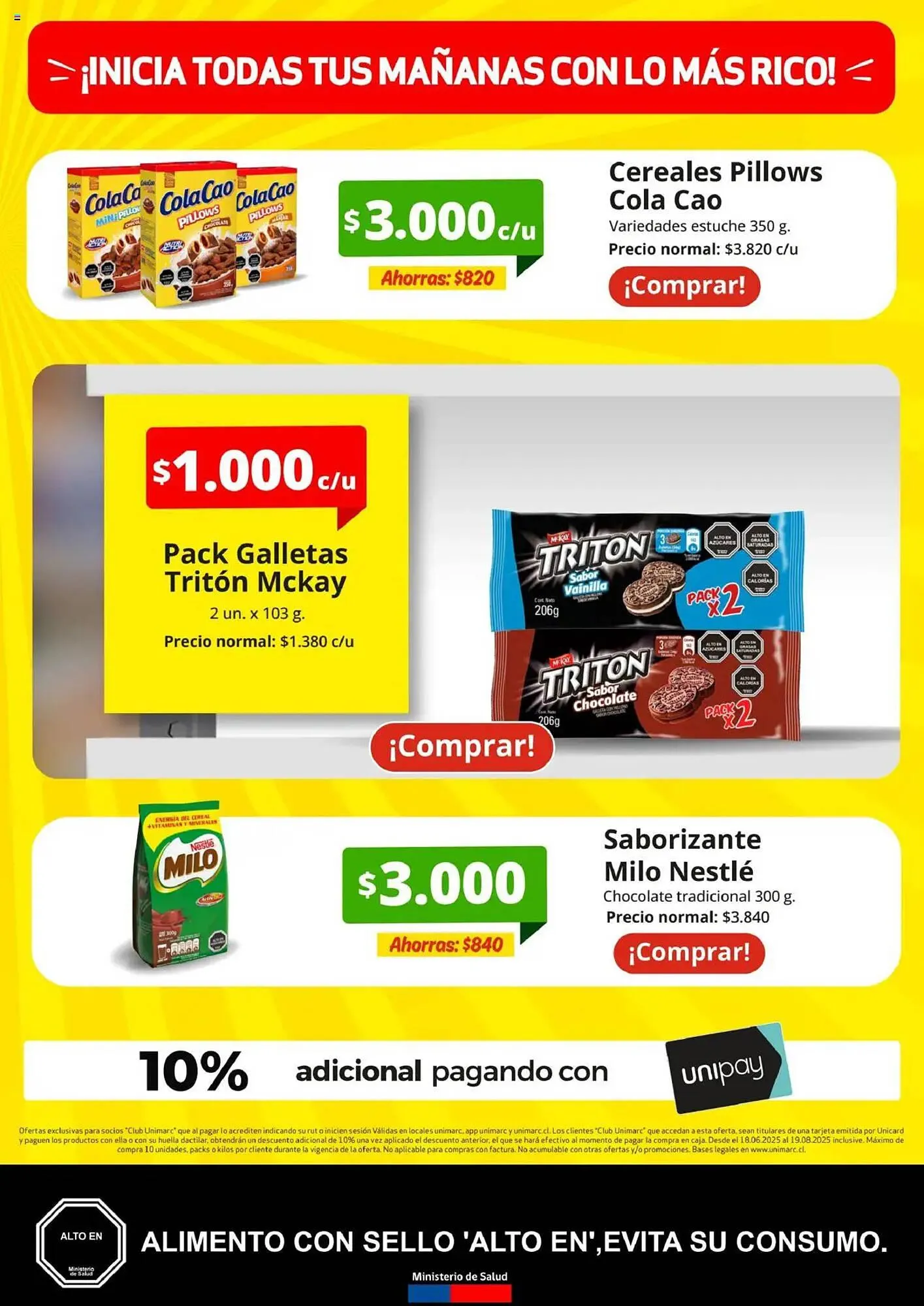 Catálogo de Catálogo Unimarc 18 de junio al 19 de agosto 2025 - Página 5