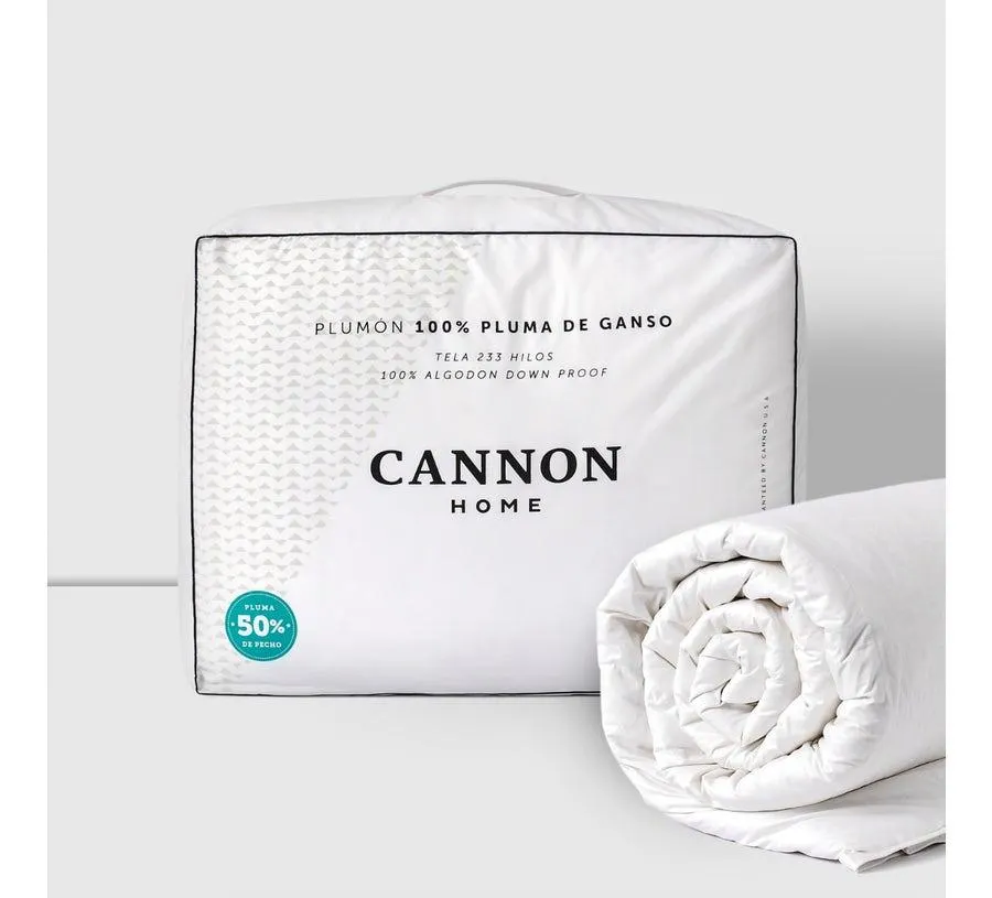 Plumón de Plumas 2 Plazas 50% Pluma de Pecho