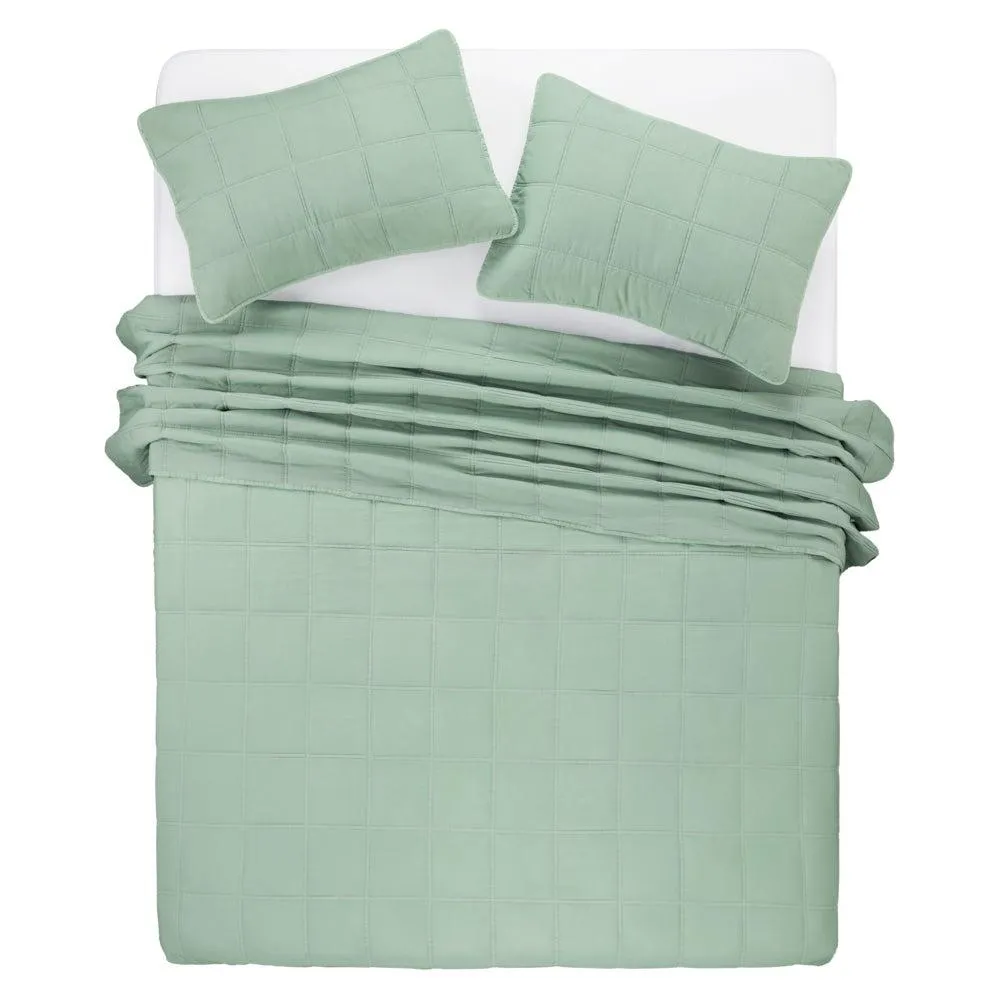 Quilt de microfibra stonewash 2 plazas