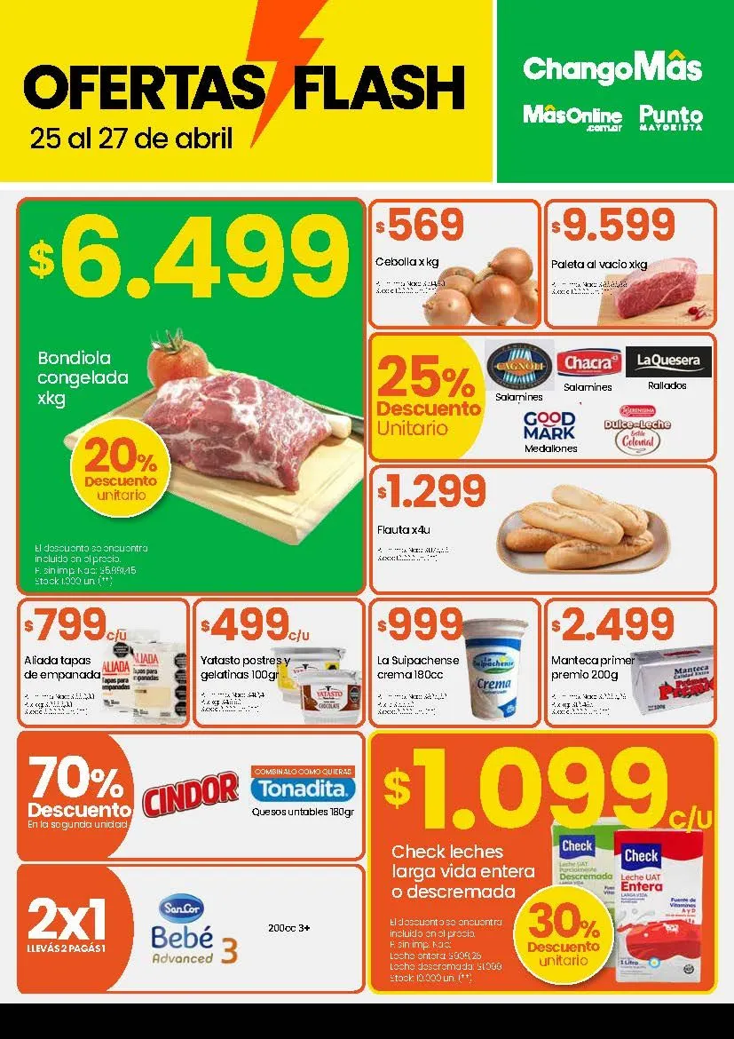 Ofertas de ChangoMas Ofertas Flash! 25 de abril al 27 de abril 2025 - Página 3 del catálogo