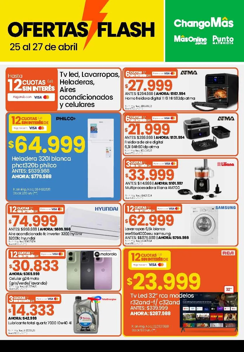 Ofertas de ChangoMas Ofertas Flash! 25 de abril al 27 de abril 2025 - Página 4 del catálogo