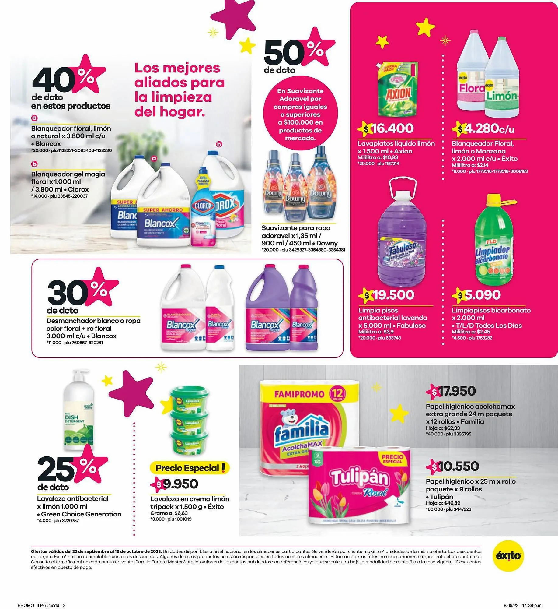 Catalogo de Catálogo Éxito 22 de septiembre al 16 de octubre 2023 - Pag 3