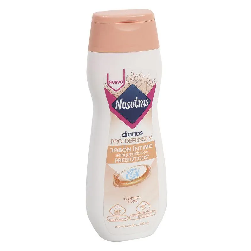 Jabón Intimo Nosotras Con Prebioticos x 200 ml