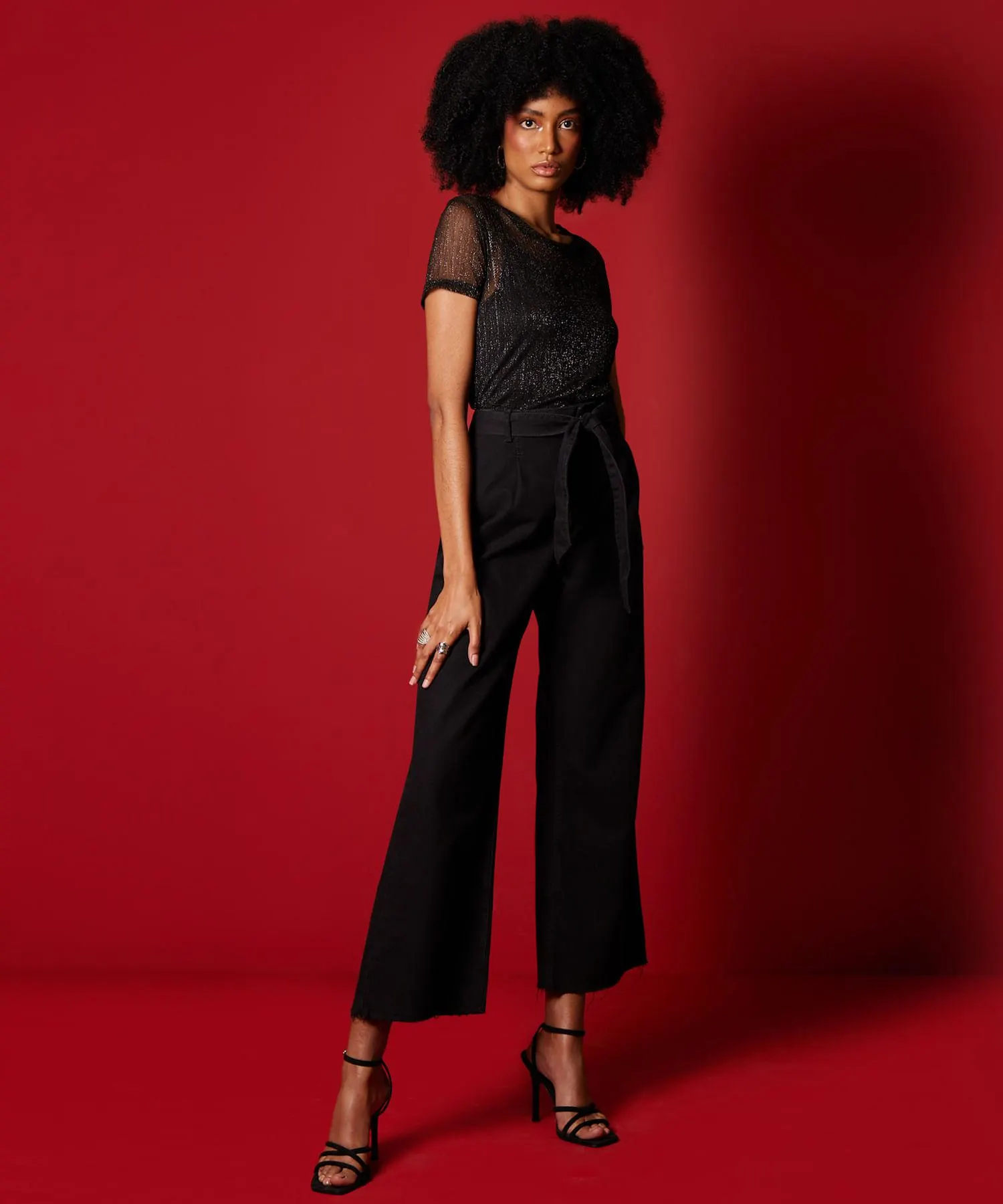 Jean Tipo Wide Leg Con Prenses