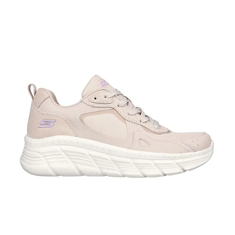 Zapatilla Skechers Casual Dama Bobs Flex Beige
