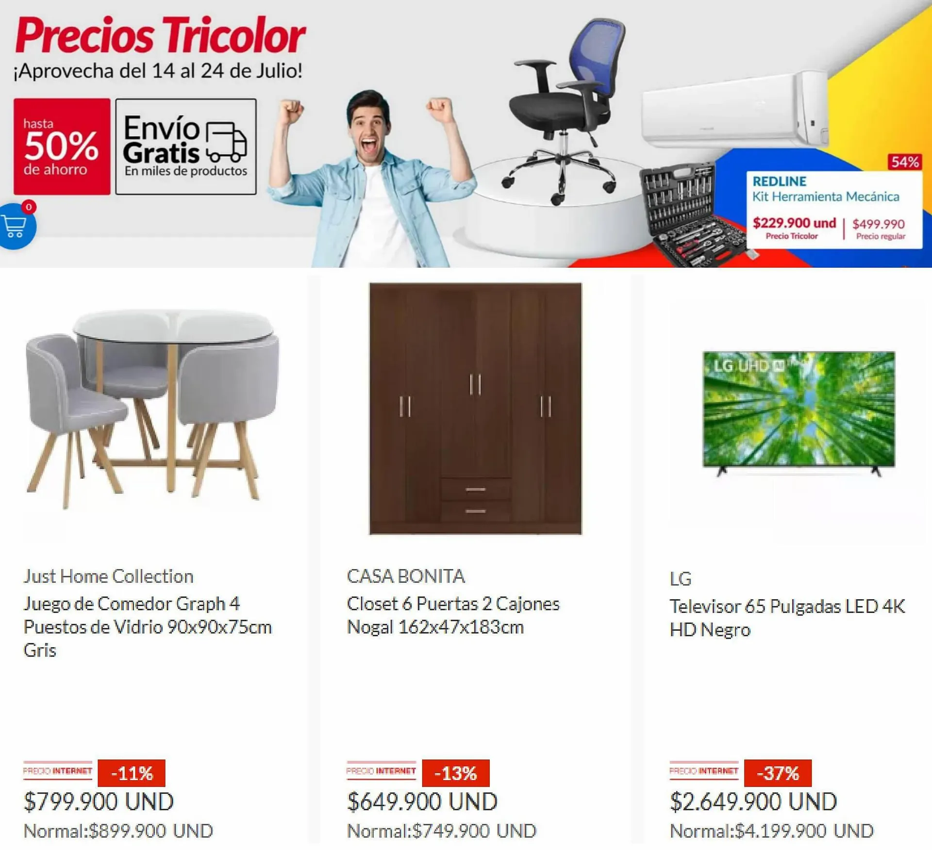 Catalogo de Catálogo Homecenter 16 de julio al 24 de julio 2023 - Pag 1