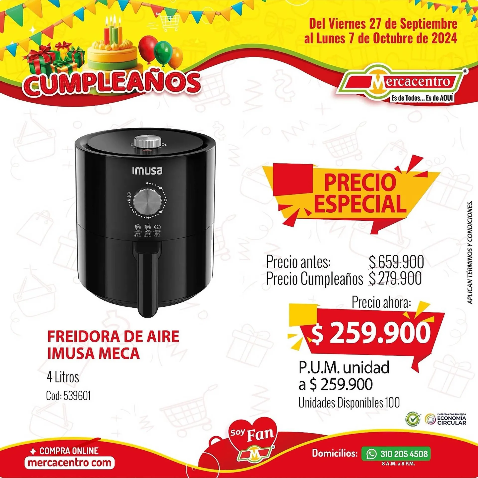 Catalogo de Catálogo MercaCentro 30 de septiembre al 7 de octubre 2024 - Pag 1