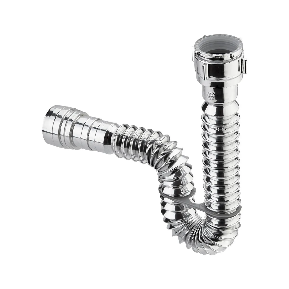 Sifón flexible metalizado