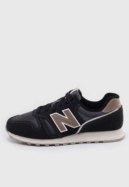 Tenis Lifestyle Negro-Nude-Beige New Balance 373