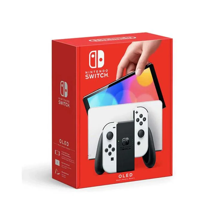 Consola NINTENDO SWITCH Modelo OLED con Joy-Con Blanco|Negro