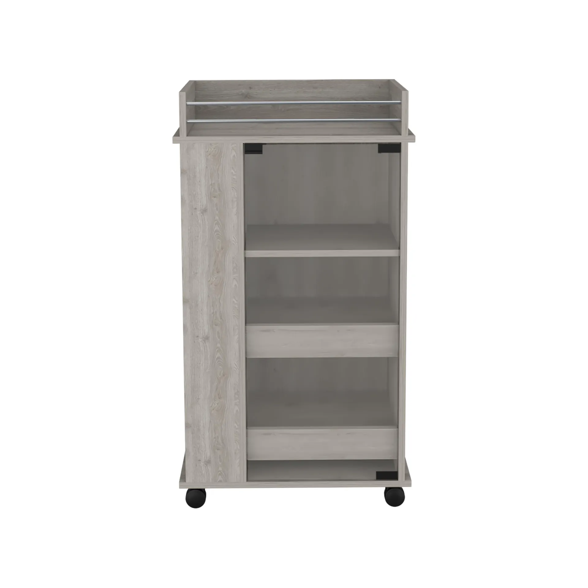 Bar spirit, humo, con amplios espacios para ubicar copas y botellas zf