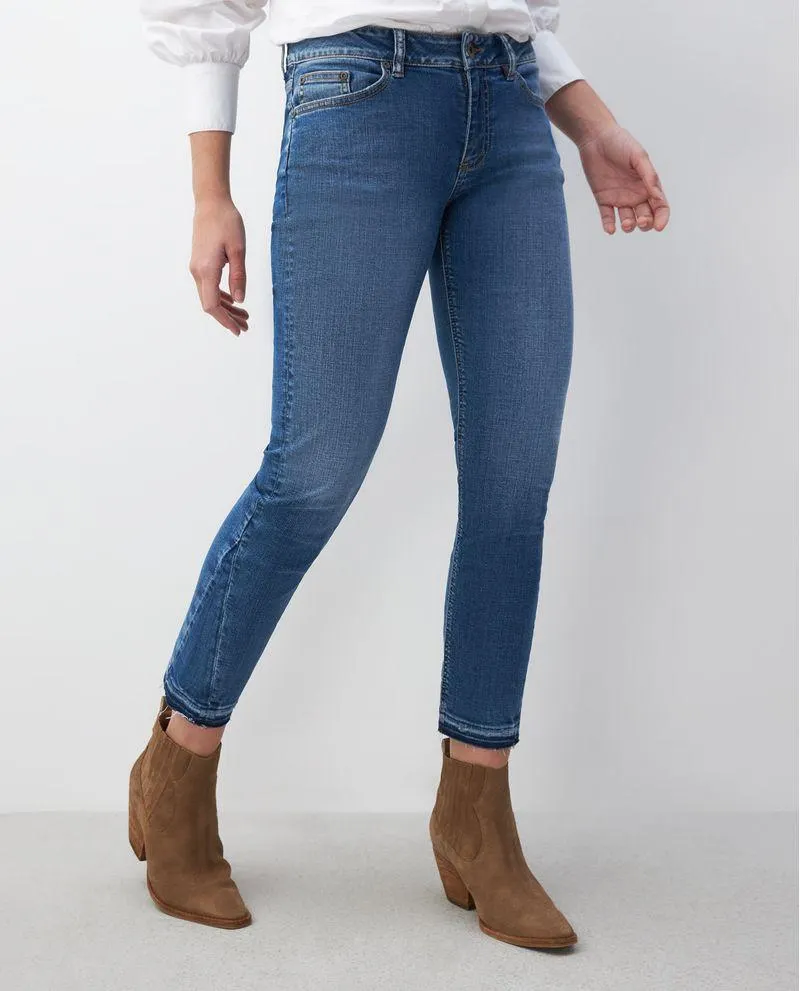 Jean de Mujer Rusty Pulse, Low Rise Boot Cut - Azul Medio