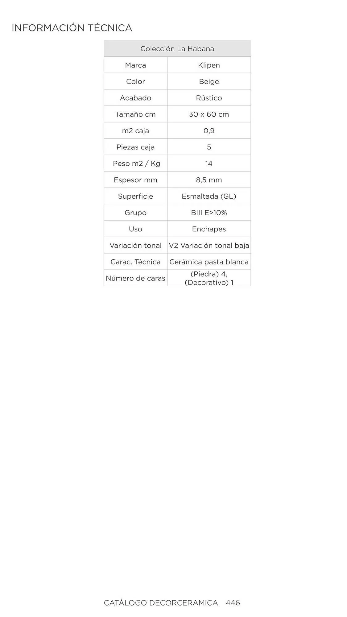 Catalogo de Catálogo Decorceramica 6 de noviembre al 6 de mayo 2025 - Pag 446