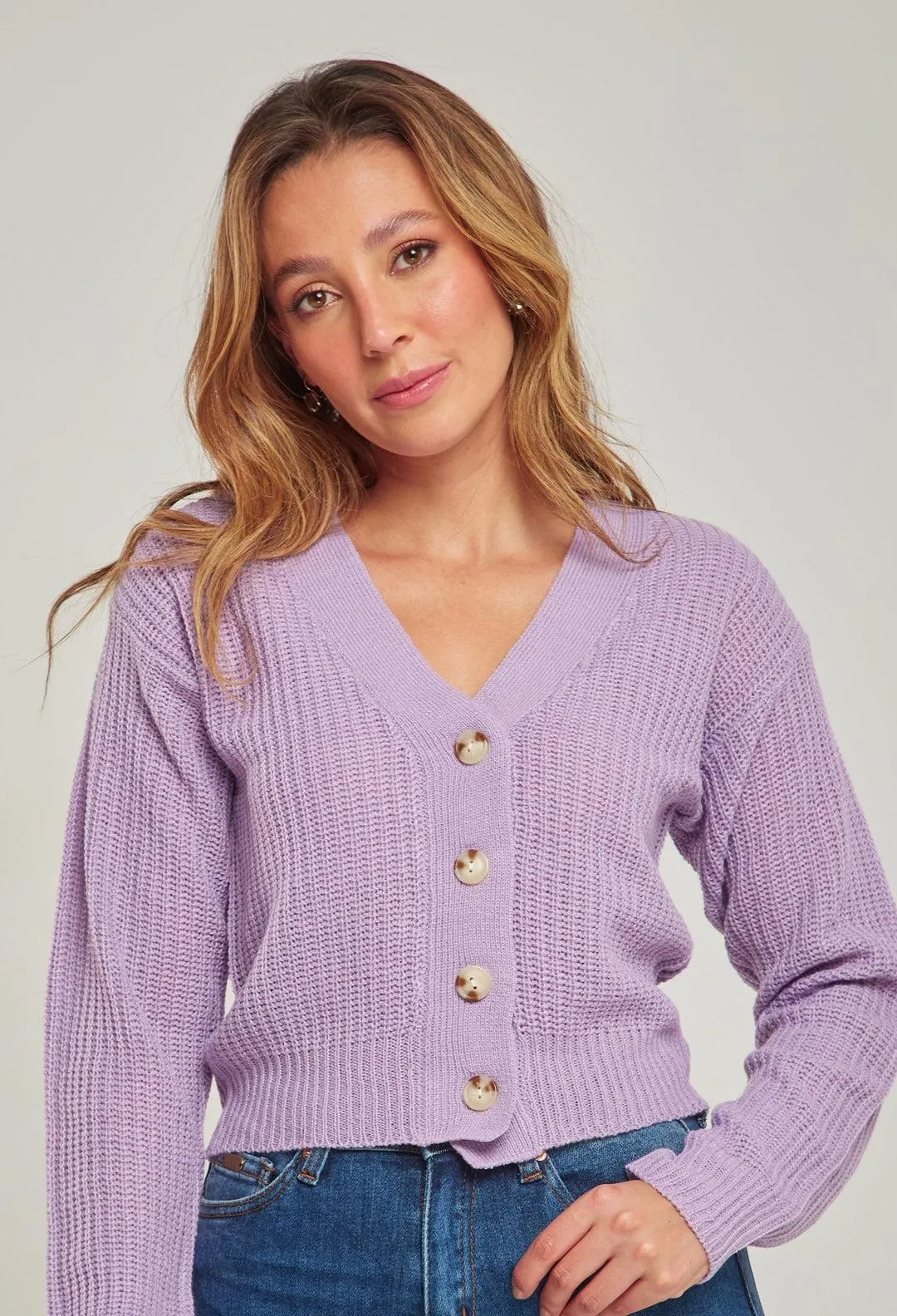 Cárdigan Corto Tejido Mujer - SALE