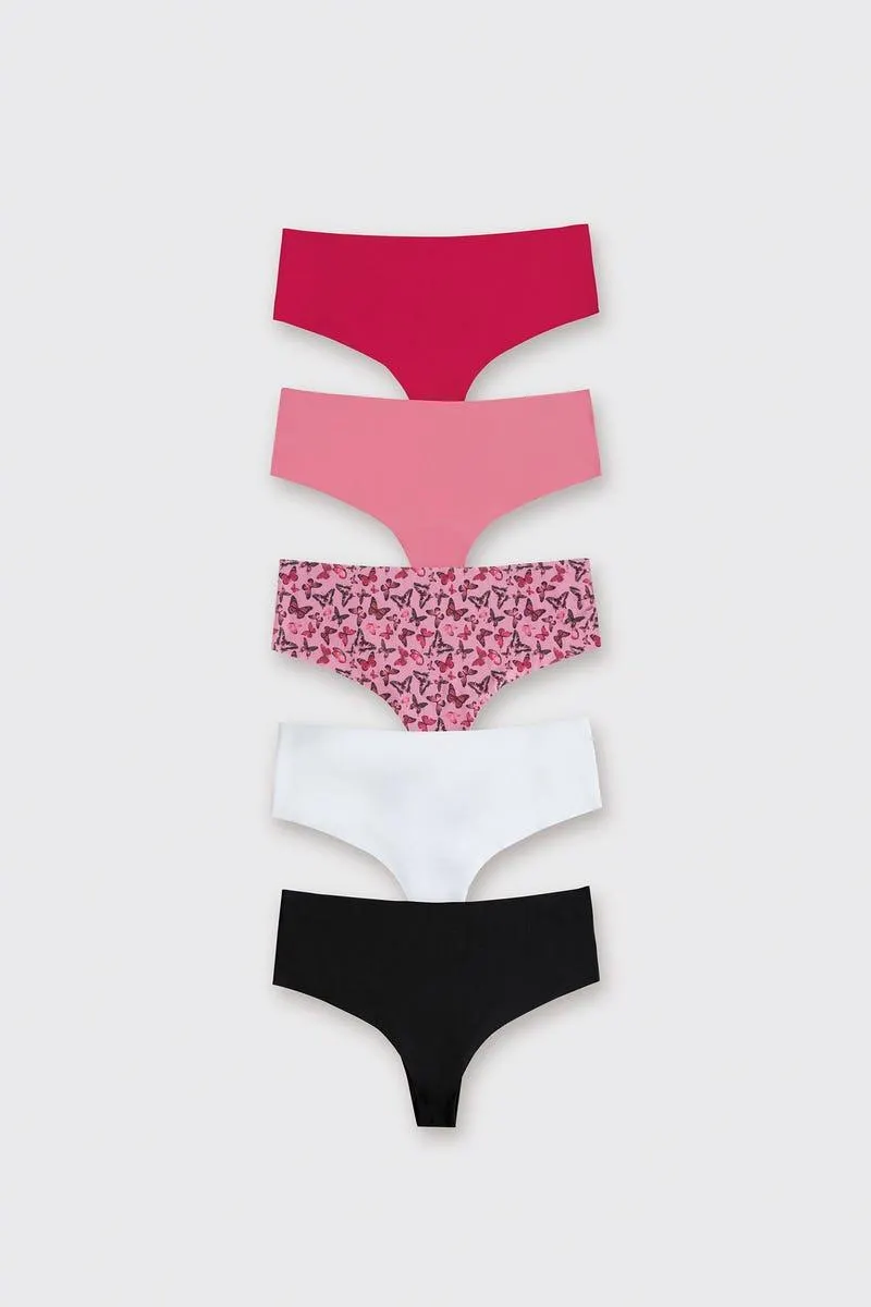 PANTY X 5 CACHETERO Multicolor