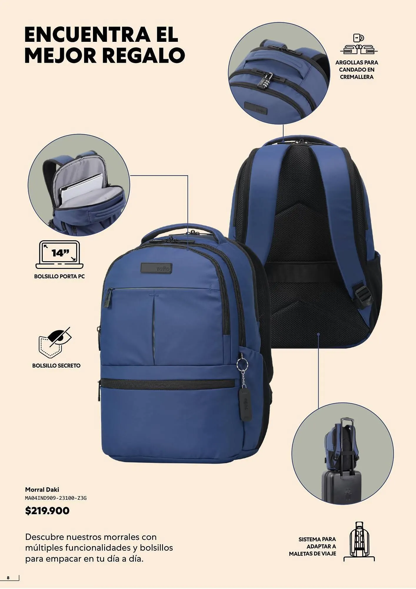 Catalogo de Catálogo Totto 7 de septiembre al 30 de septiembre 2023 - Pag 8