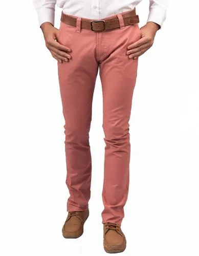 Pantalón Informal Stretch Color Coral