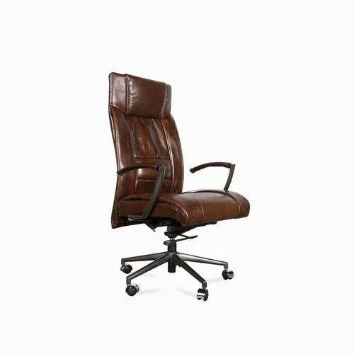 Silla de escritorio Delux café